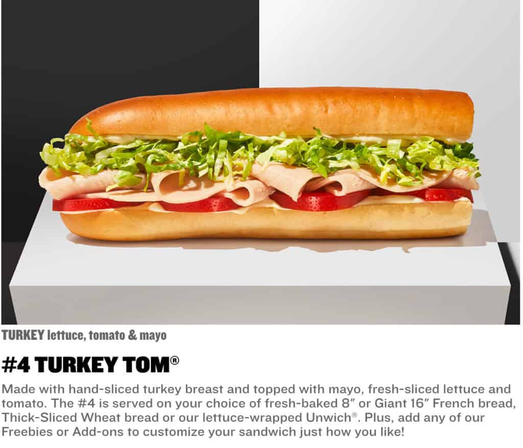 Jimmy Johns turkey tom